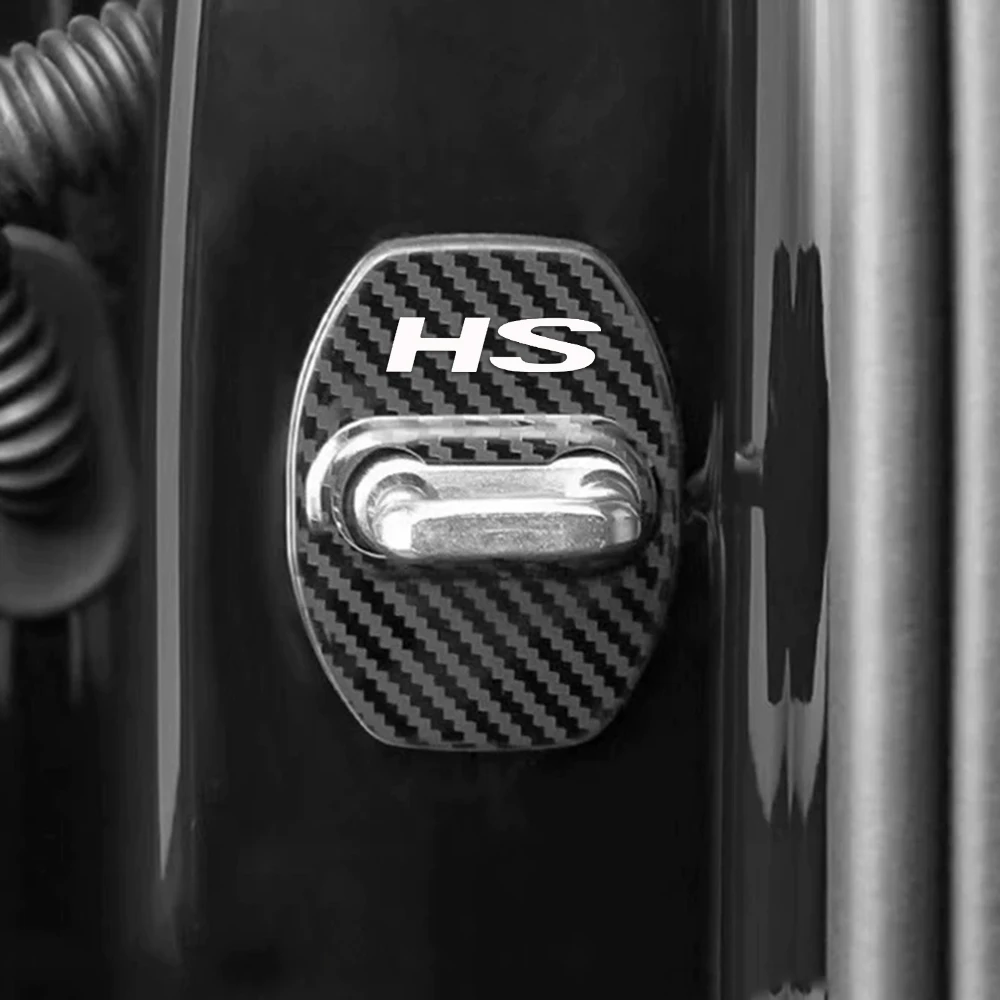 

4pcs Car Door Lock Buckle Door Lock Protection Buckle Stainless Steel Lock Cover Buckle for MG HS Car Accessories