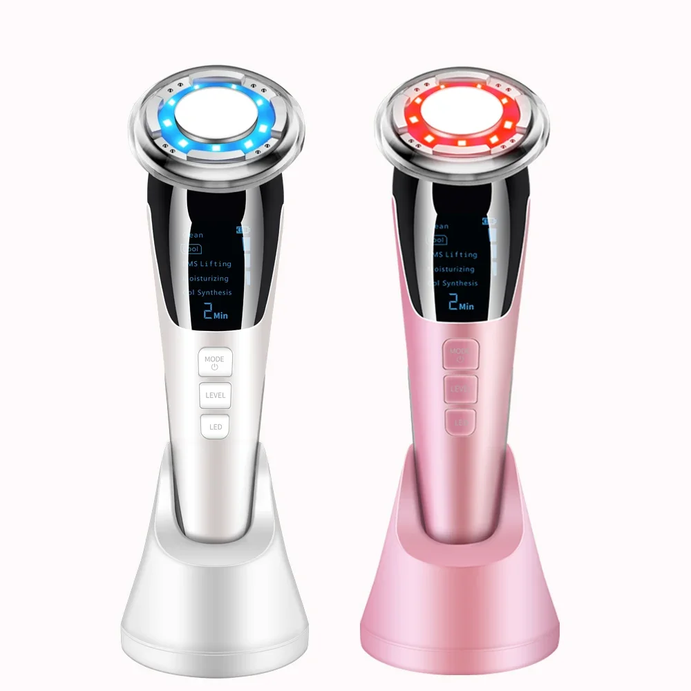 Face Massager LED Photon Skin Rejuvenation Beauty Devices Deep Cleansing Facial Lift Eyes Care Wrinkle Remove Cosmetic Apparatus