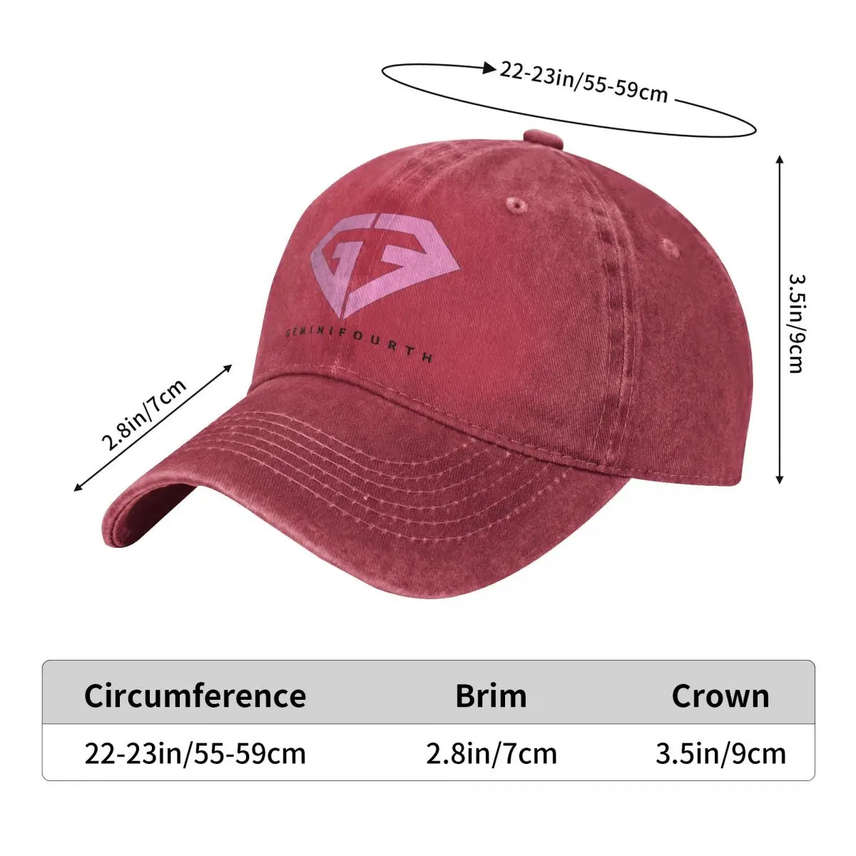 GeminiFourth Fan Fashion Gift A Baseball Cap