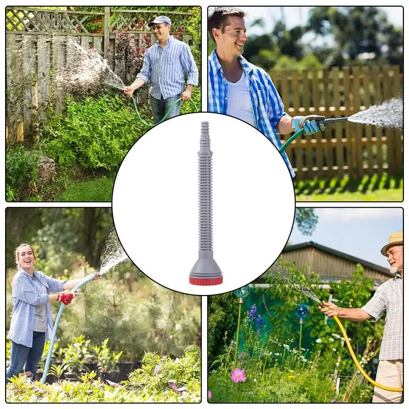 Aspersores de jardín para patio, herramientas de riego portátiles para exteriores, multiusos, a prueba de fugas, mango largo