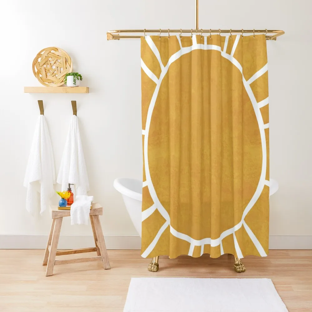 

Warm yellow sunrise Shower Curtain Toilet Accessories Bathroom For Bathroom Shower Shower Sets For Bathroom Curtain