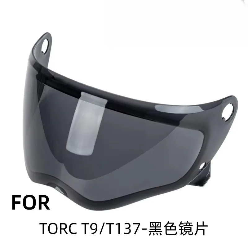 TORC Retro Full Face Helmet Visors Replacement Lenses Original Accessories for TORC T9 T137 Mask