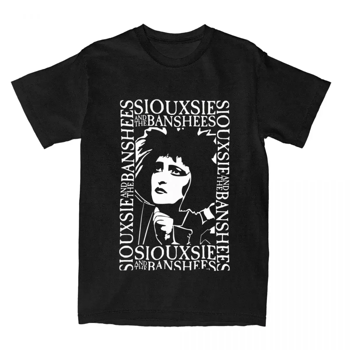 Siouxsie And The Banshees T Shirts Men Pure Cotton Creative T-Shirts Round Neck Siouxsie Sioux Tees Short Sleeve Tops Gift