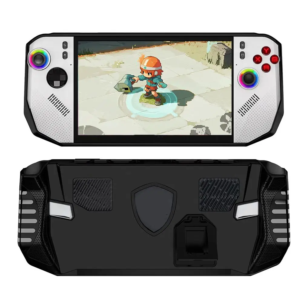 TPU Bracket Dockable Case Ergonomic Protective Shell Shockproof Hard Shell With Comfort Padded For MSI Claw 8 Ryzen Edition