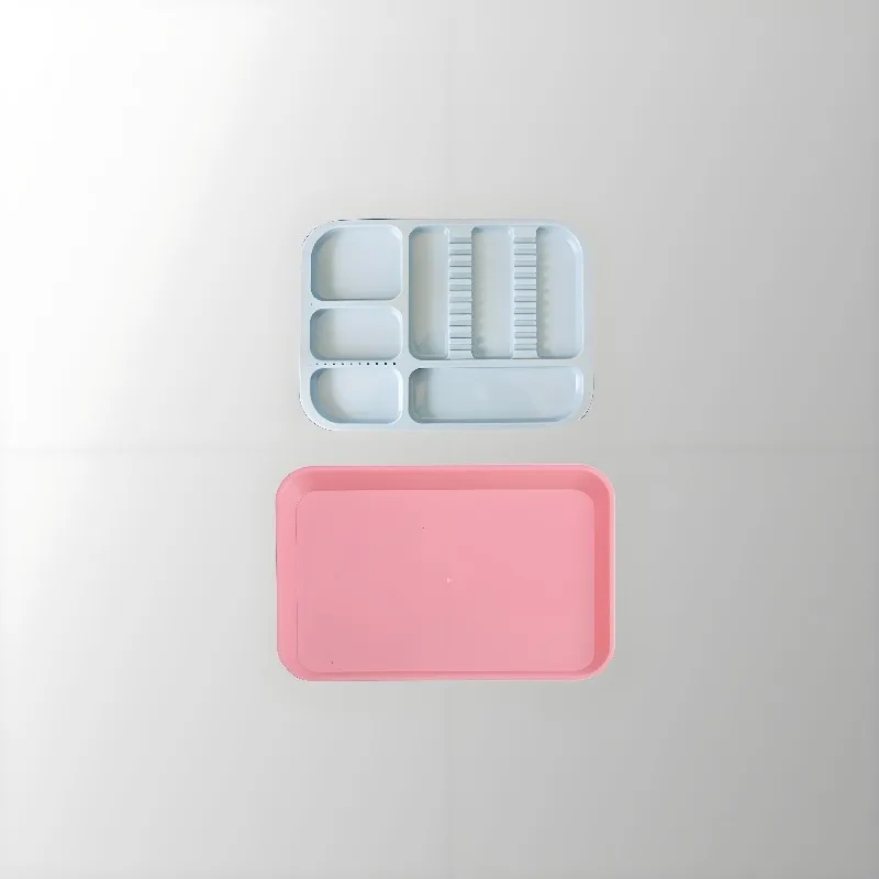 1 Pcs Lab Instrument Color Partition Tray Portable Plastic Colorful Storage Tray Best Tool