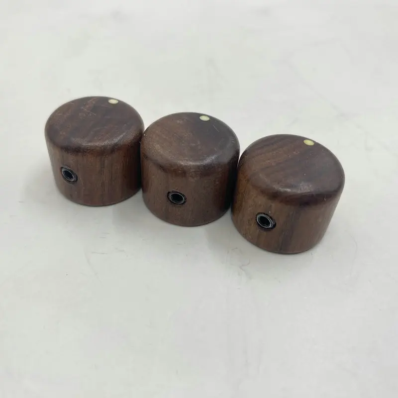 Rosewood Solid Natural Color Potentiometer Knob/Volume &Tone Control Knob Copper Inner Shaft Price for 1 Piece