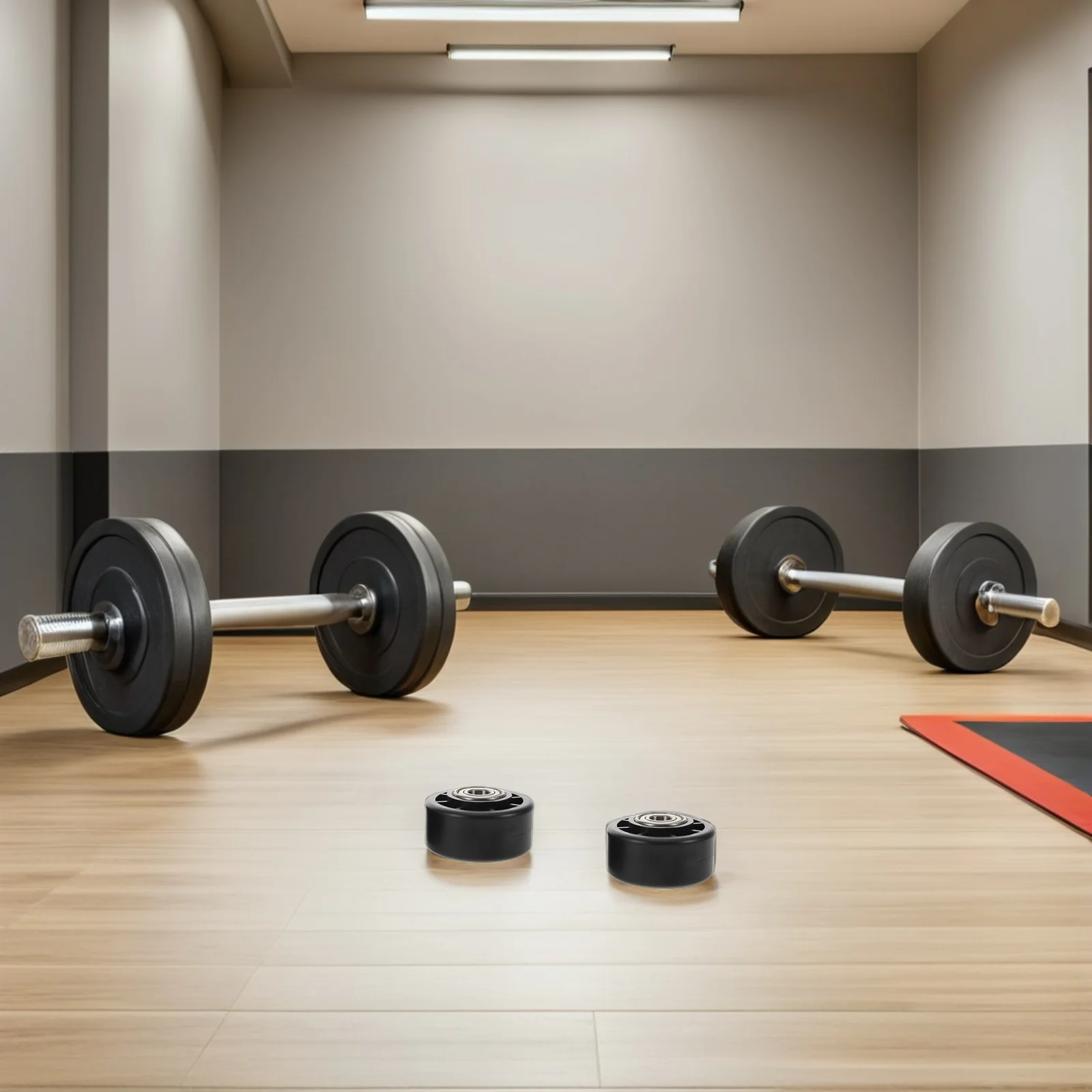 

4pcs Fitness Equipment Wheel Replacement Universal Caster Wheels For Treadmill Exercise Bike Home Gym Silent Smooth Swivel