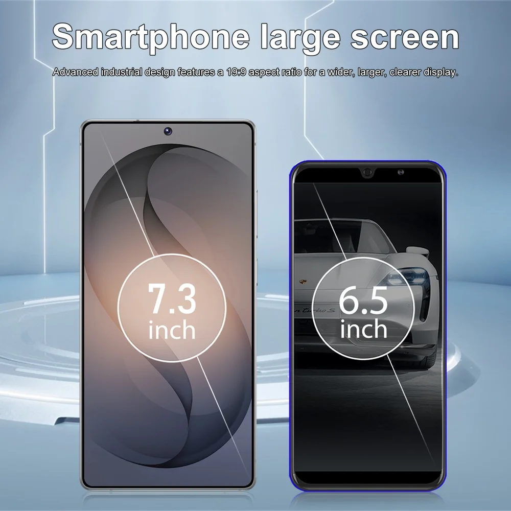 K-Touch Cell Phone For C26 Ultra Smartphone Android 5G 7.3 Inch HD Full Display Mobile Phones 22GB RAM 2TB ROM 7800mAh Battery 48MP Camera Face Recognition Dual SIM Unlocked Android 15 Smartphone 5G Cell Phone