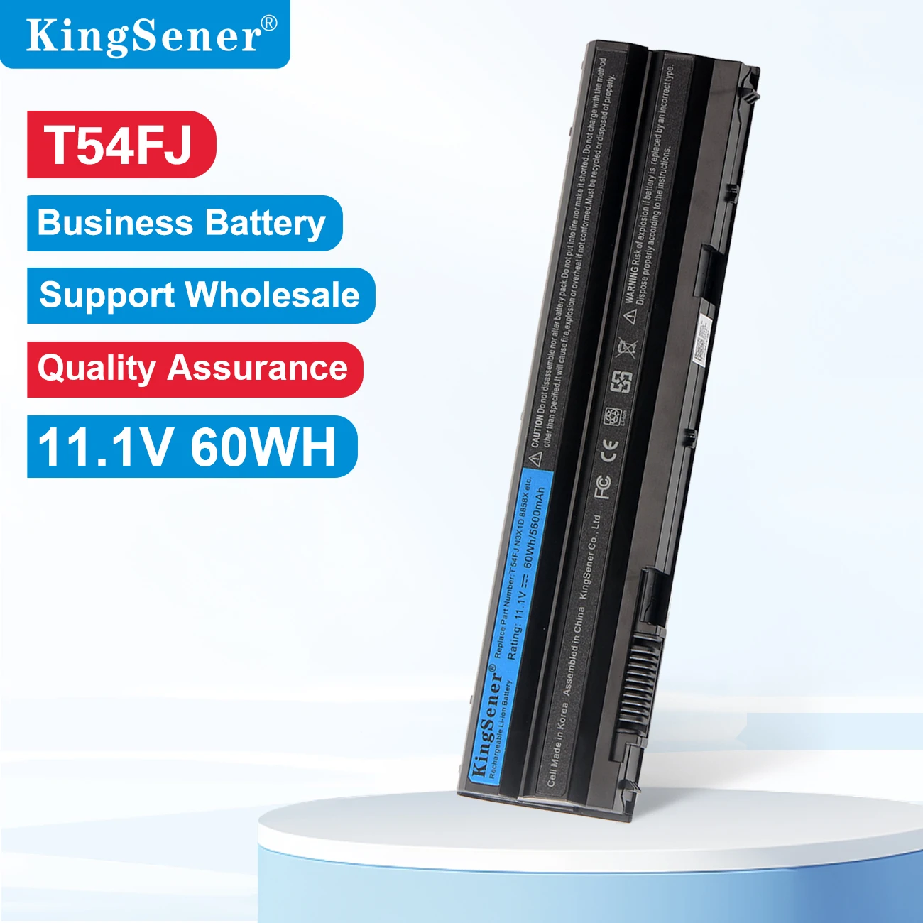 

KingSener T54FJ 60Wh New Laptop Battery for DELL Latitude E5420 E5430 E5520 E5530 E6420 E6430 E6520 E6530 For Inspiron 7420 7520