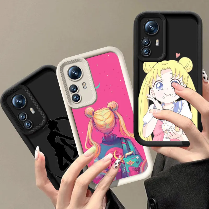 Cute Sailor Moon Sky Eye Stairs Soft Silicone Phone Case For Redmi Note 10 11 11S 12 13 Pro Plus 4G 11T 5G 9S 10S 12S