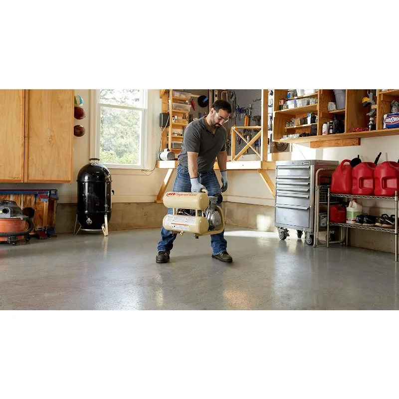 Twin-Stack P1IU-A9 2 HP 4 Gallon Portable Air Compressor