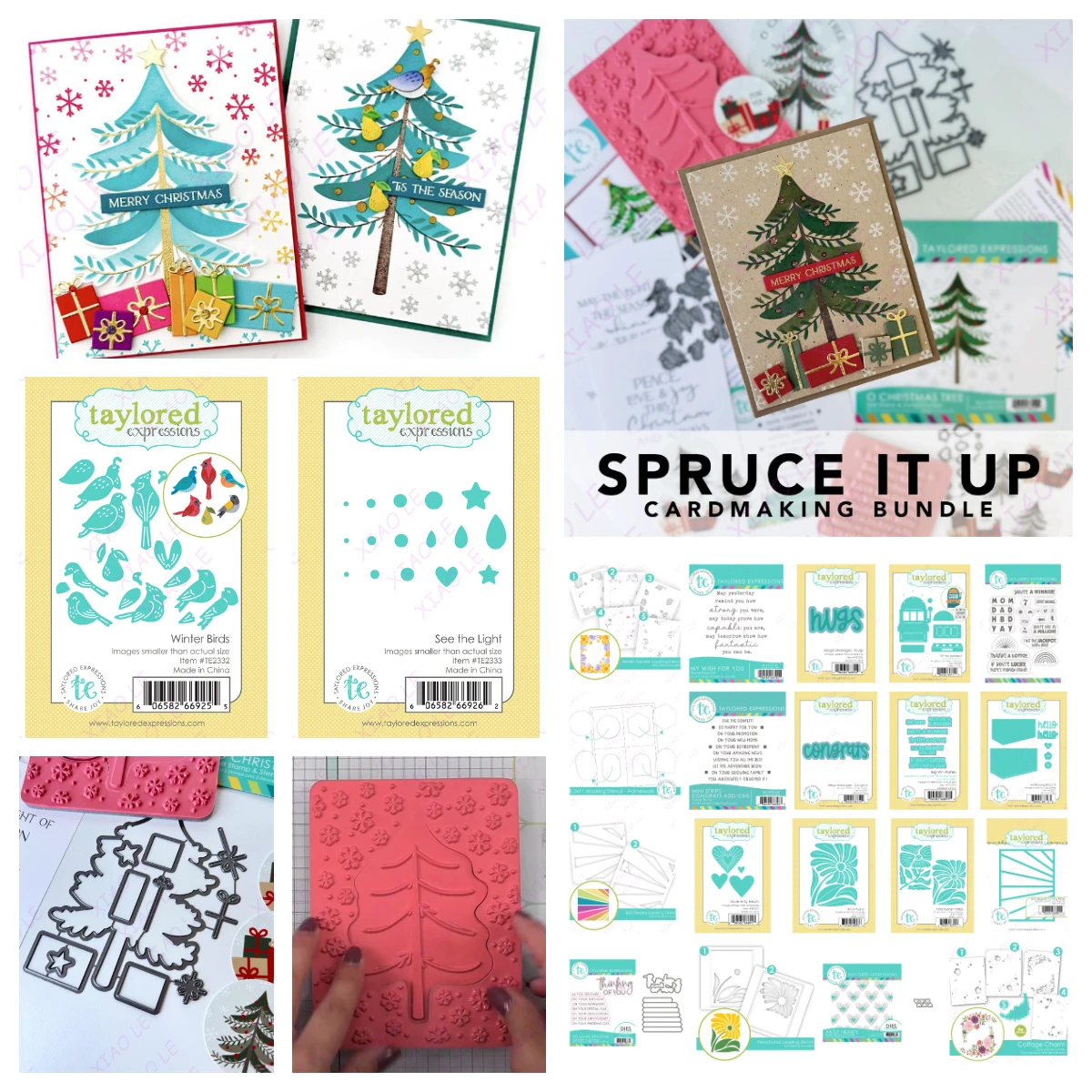 

New Christmas Tree See the Light Die Cutting Dies Stamps Scrapbook Diary Decoration Stencil Embossing Template DIY Greeting Card