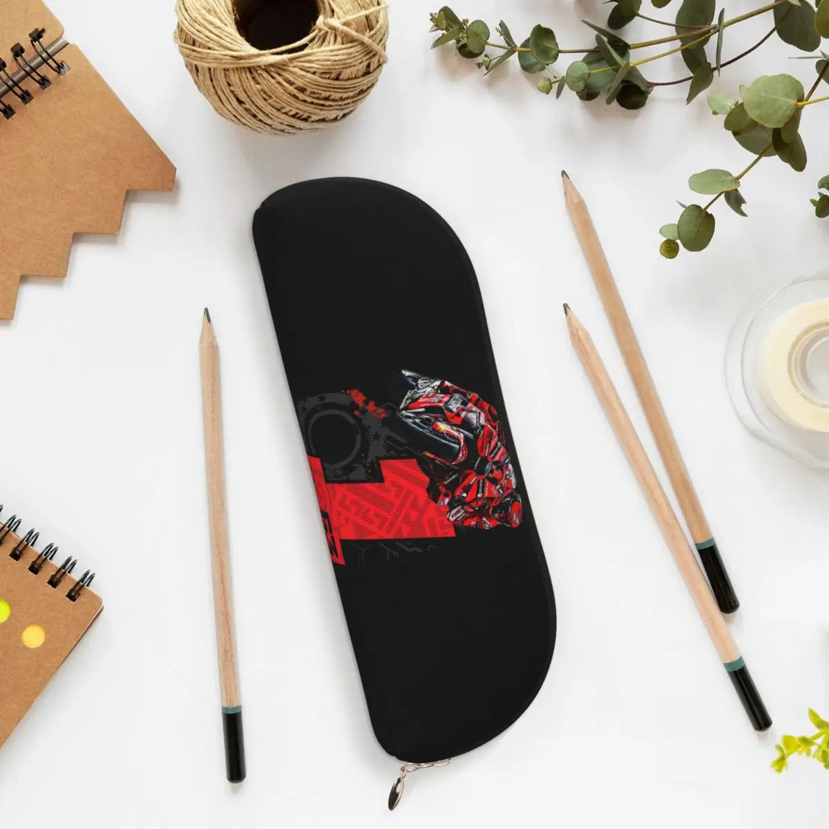 프란체스코 바르가야 넘버 1 모토GP 필통, 연필 파우치, 문구류 수납, 펜 박스, 필통, 남아 여아 선물용