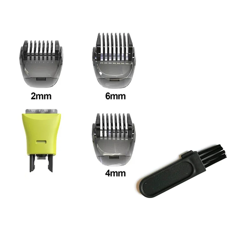 شفرات بديلة مع مرفق التشذيب (2/4/6 مم) لماكينة الحلاقة الكهربائية Oneblade QP2520 QP2630 QP2834