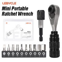 LEBYCLE Bicycle Ratchet Wrench Tool 72 Tooth Ratchet Wrench Torque Screwdriver Light Weight Portable Bike Ratchet Repair Tools