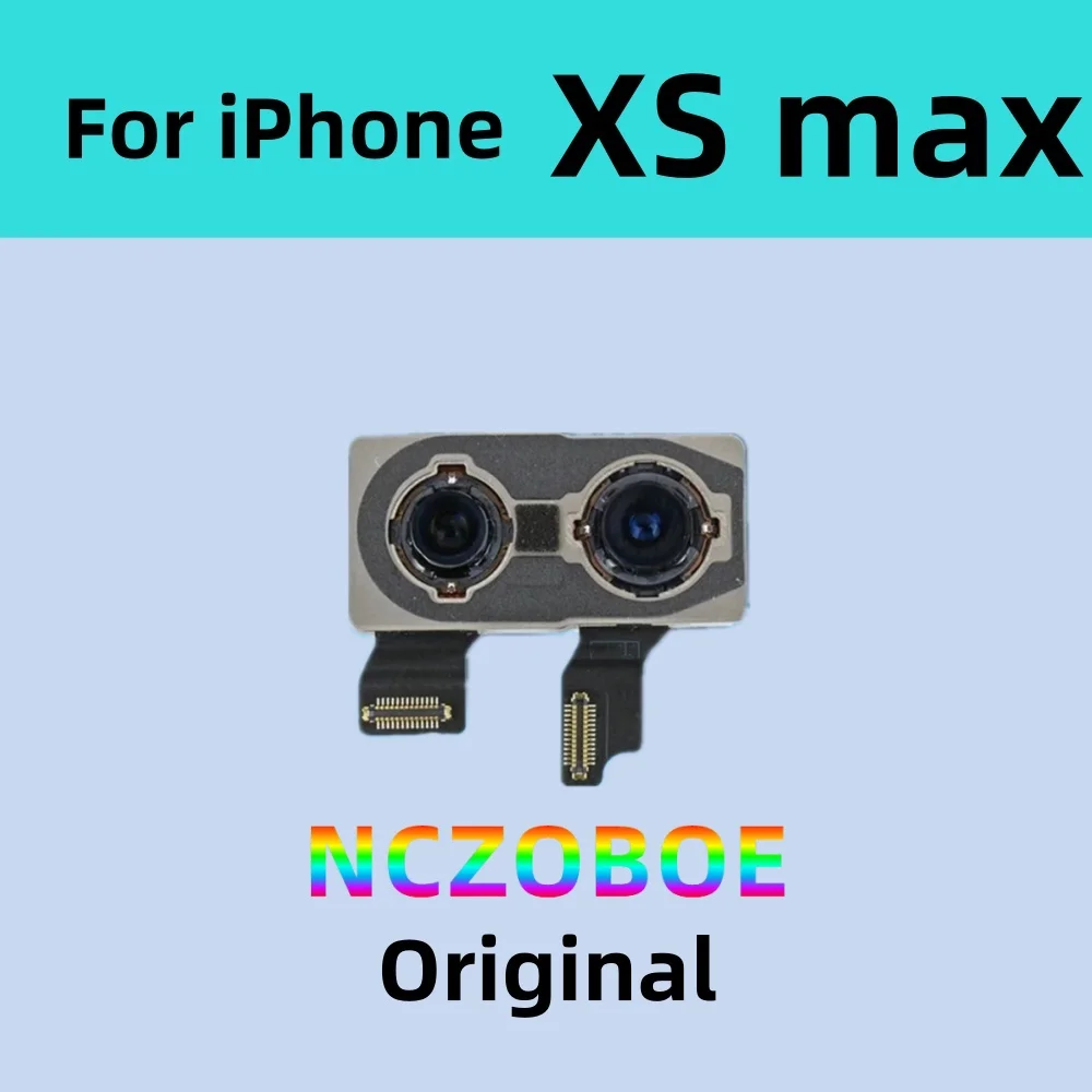 

NCZOBOE Original Back Camera Moulds For iPhone X XR Xs 11 12 13 mini Back Main Real Camera Flex Cable Parts