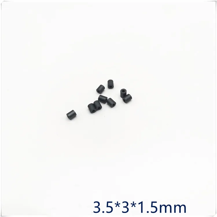 100pcs Hollow Ferrite Hole Beads 3.5*3*1.5 4*2*2 mm anti-interference Cores EMI Filter Ring Nickel Zinc Through Flux