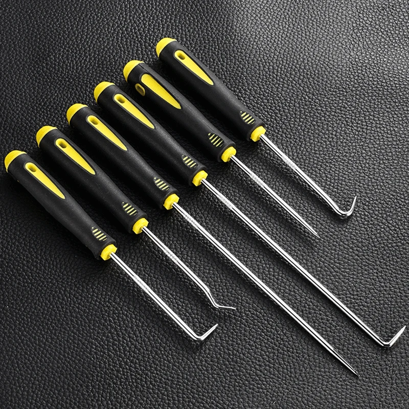 9 Pieces Oil Seal Puller Pick & Hook Set Alloy Steel Seal Gasket O-Ring Remover Auto Maintenance Hand Tool Hardware Tools