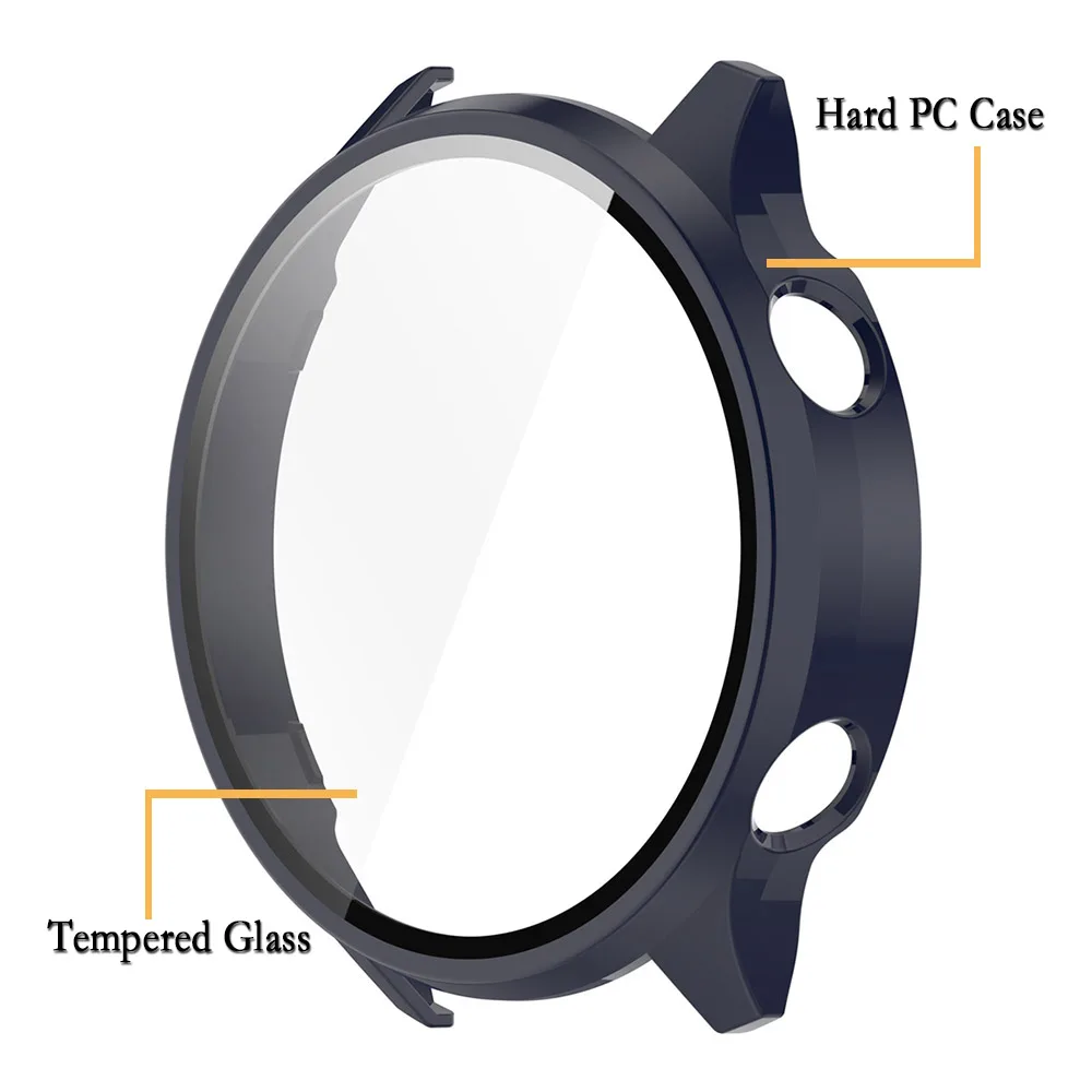 For OnePlus Watch 2R Watch Case 2 in 1 Protective Case With Tempered Glass PC Watchcase For OnePlus Watch 2R