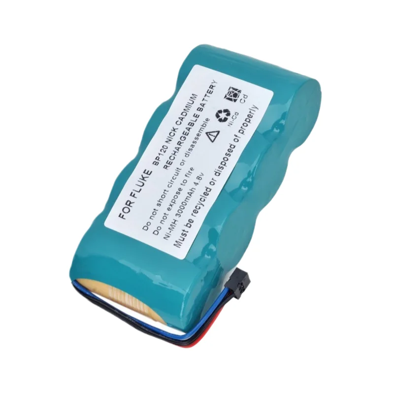 New 4.8V 3000mAh BP120 High Quality Battery for Fluke Biomedical Corp 43 123 43B 123S BP-120 BP123 BP123S Replacement Battery