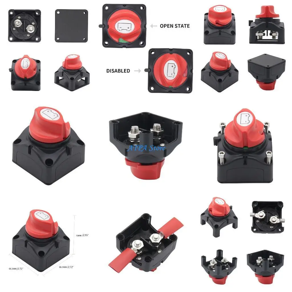 

U13C Battery Switch Power Cut On/Off Disconnect Isolator Ship Vehicle RV Boat