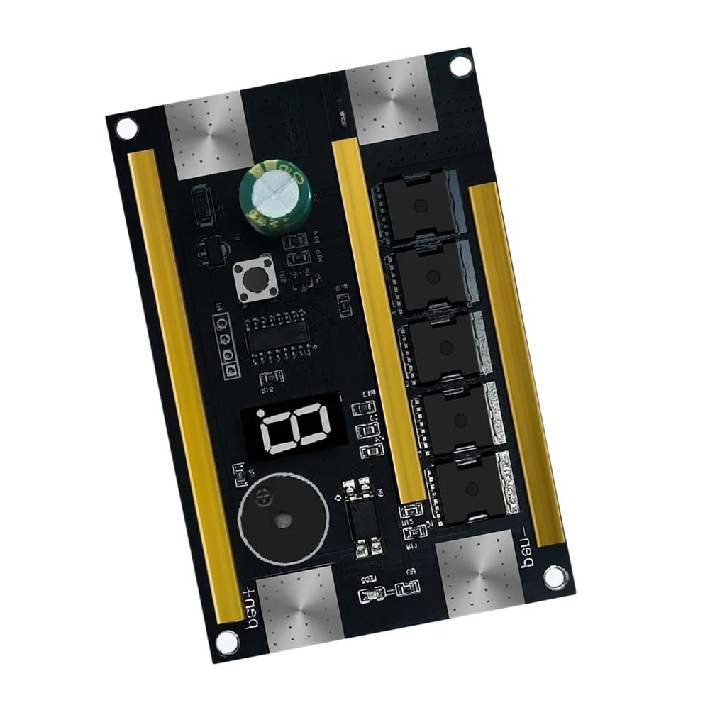 12V DIY Spot Kit PCB Control Board 9-Level Adjustment 1500A Peak Current for Lithium For Battery Pack Assembly