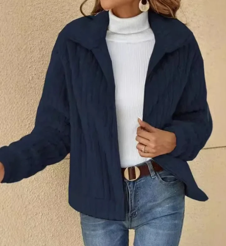 

Утолщенный женский плюшевый кардиган с лацканами, укороченная куртка, Новое поступление, осенне-зимняя мода