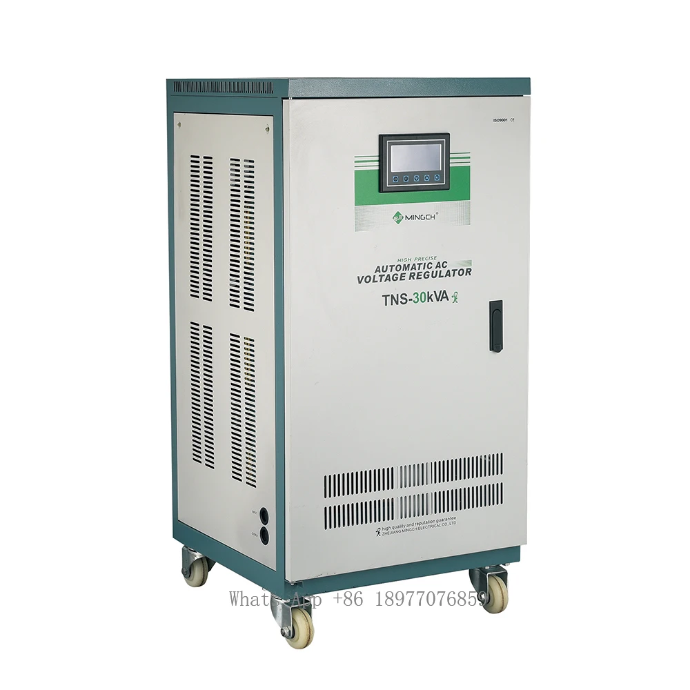 MINGCH Three-Phase Tns Svc 20kva Three Phase Voltage Stabilizer 30kva 40kva 50kva Three Phase 60 Kva Voltage Stabilizer