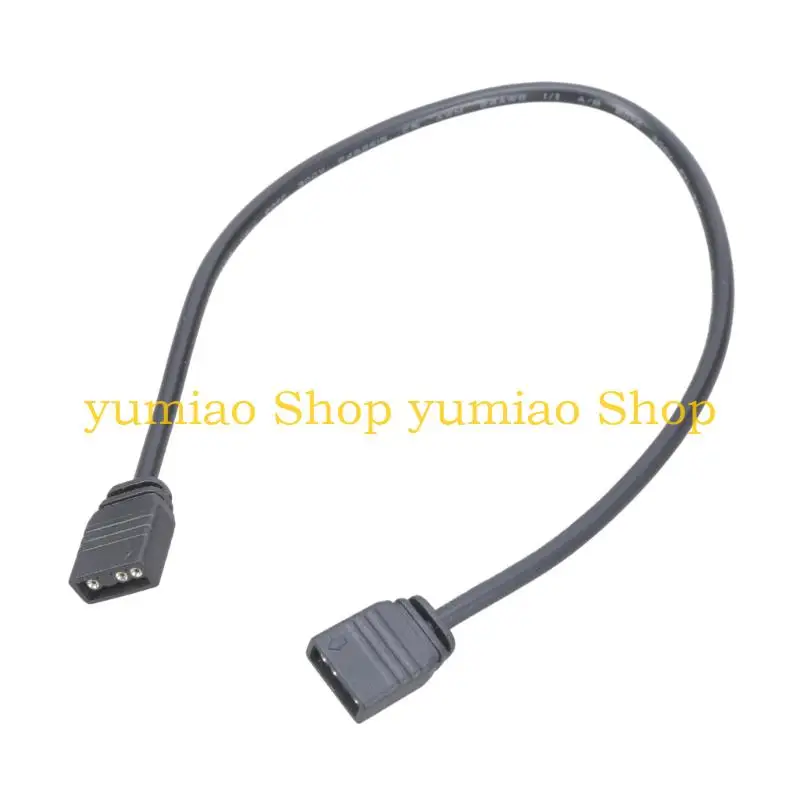 587B ARGB 3Pin Extension Cable 30/60CM for Connecting Fan and Color Controllers 3