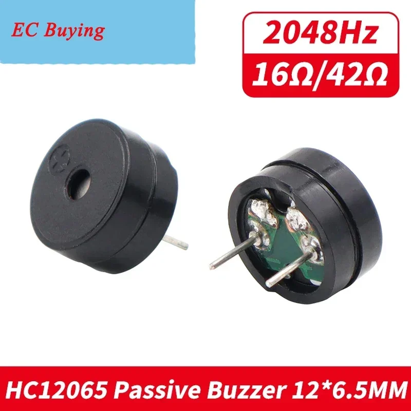 10PCS/Lot HC12065 Passive Buzzer AC 12MM*6.5MM 12065 16R Resistance 1.5V-3V 16ohm 42 Ohms In Common Use New Wholesale