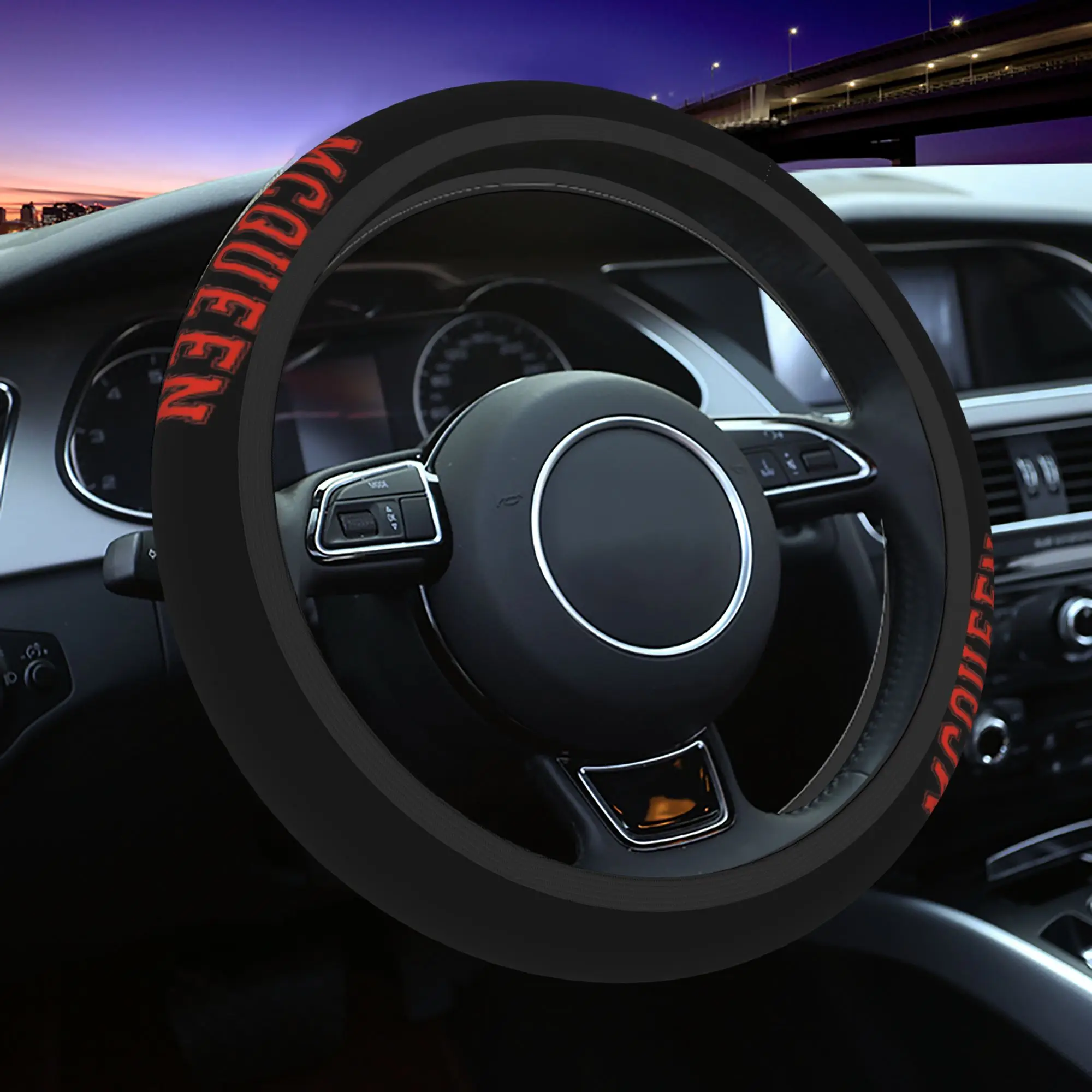 

Чехол на руль автомобиля Lightning McQueen Sally, противоскользящий, защитный, для автостайлинга, аксессуары для авто