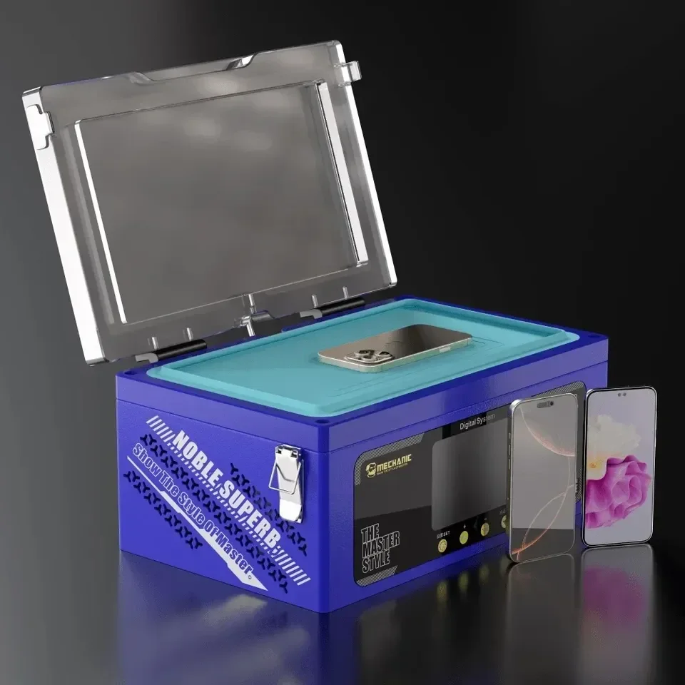MECHANIC Gan-03  ag 8 Inch Airbag LCD Screen Laminating Machine for Mobile Phone Straight Curved Screen Vacuum Bonding Pressure