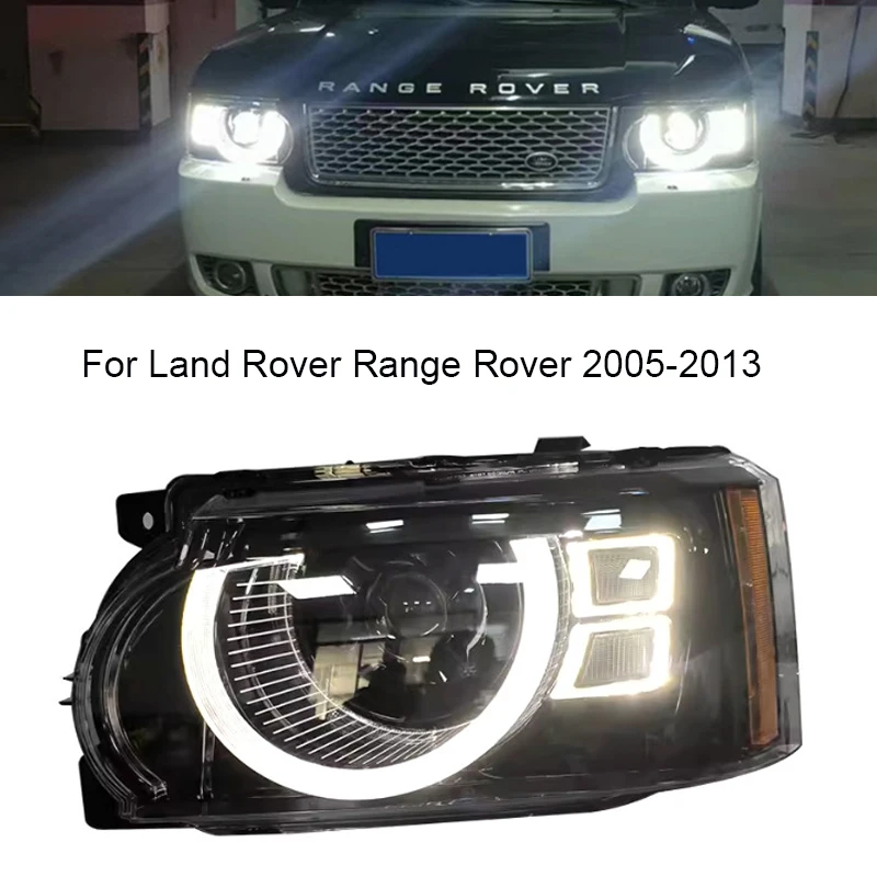 

Head Lamp For Land Rover Range Rover 2005-2013 L320 LED Headlight Upgrade Defender Style Headlights Automobile Parts