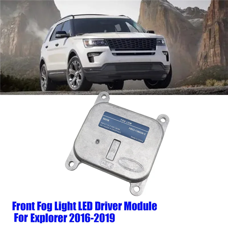 FB53-13B626-C Front Fog Light Driver Module for Ford Explorer 2016-2019 Xenon HID LED Headlight Ballast Control Unit