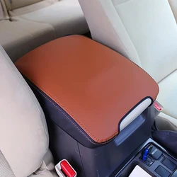 for Toyota Land Cruiser Prado 150 2010 2012 2013 2014 2015 2016 2017 2018 soft Genuine Leather Car Armrest Box Cover