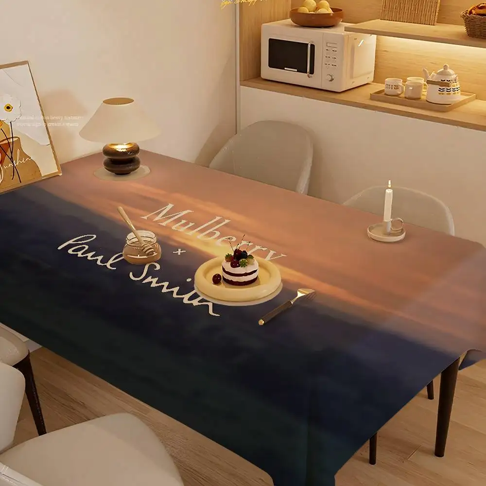 P-Pauls Cool S-Smiths Themed Polyester Tablecloths Cute Designs For Home Kitchens Dining Rooms Patios Tablecloth Decoration