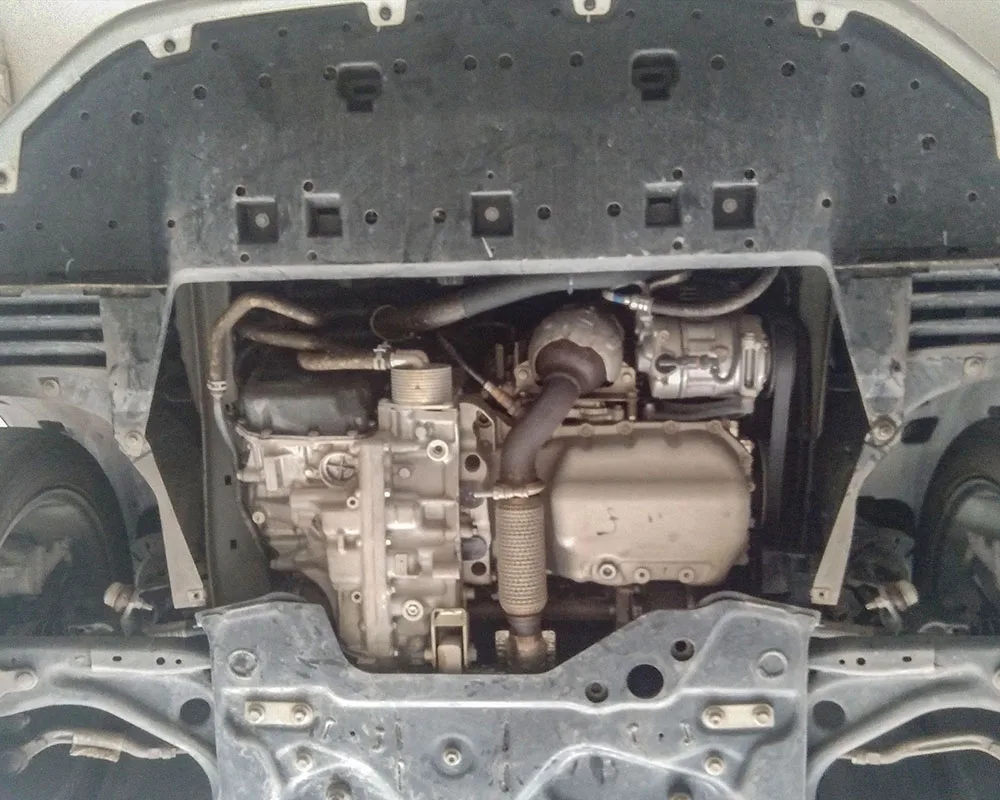 Voor PEUGEOT 308 2016-2019 1.2 T 1.6L Auto Accessoires Zwart Onder Motor Guard Spatbord Board Splash Shield modder Spatbord Plaat Panel