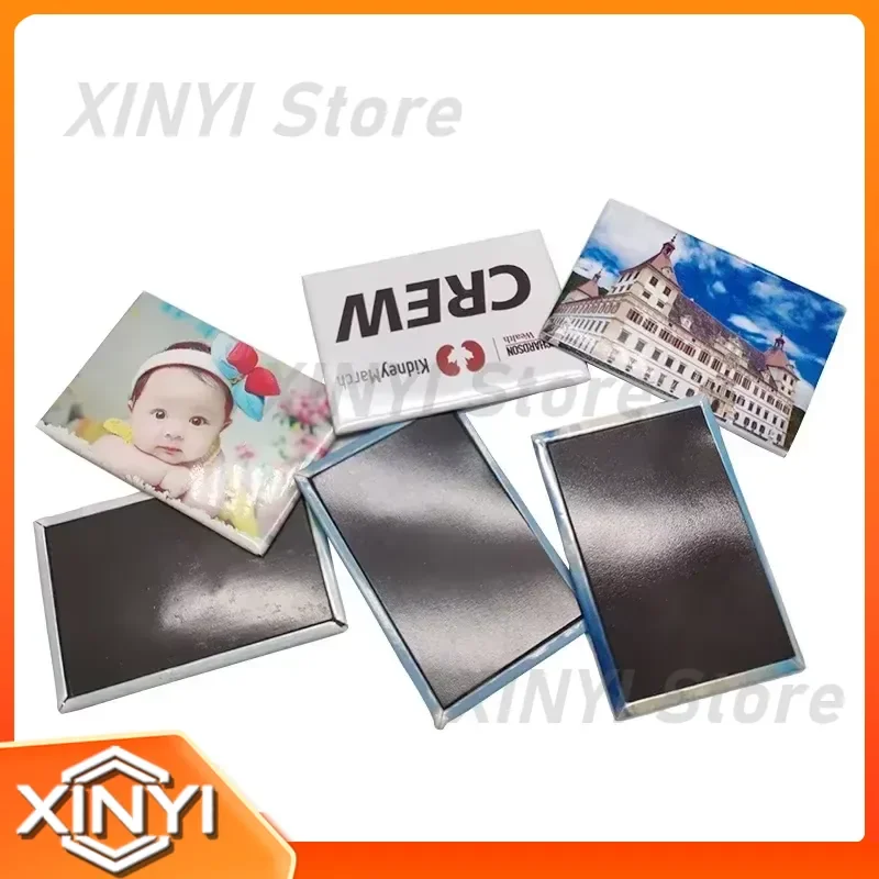 Rectangle Shape 80x53cm Fridge Magnet Button Badge Making Kit for Paper Cutter 80x53mm and 500pcs Fridge Magnet Components