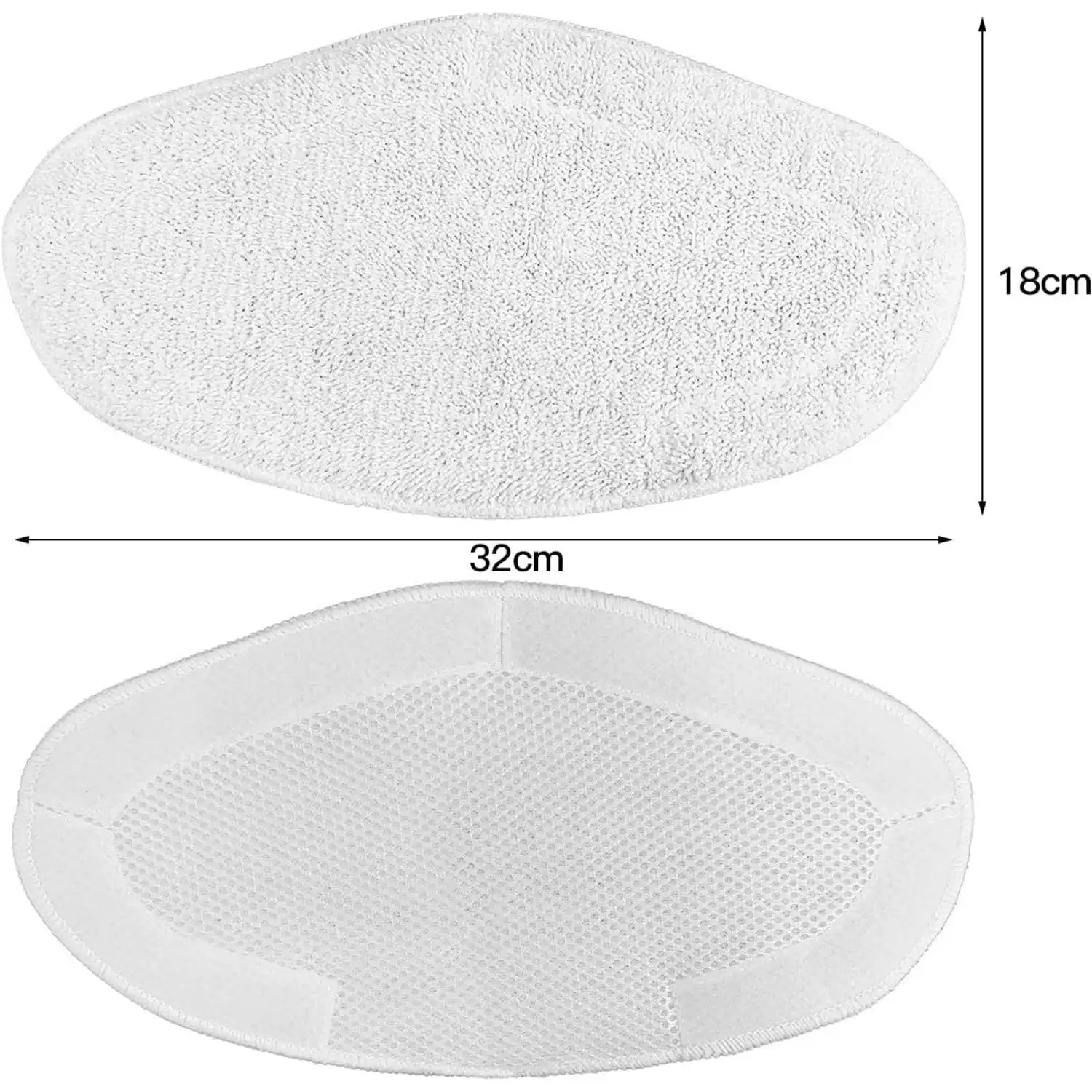 Steam Cleaner Cloths for Polti Vaporetto Smart 35_Mop, Smart 40_Mop, Smart 100, SV400_Hygiene, SV400_DOUBLE, PAEU0332