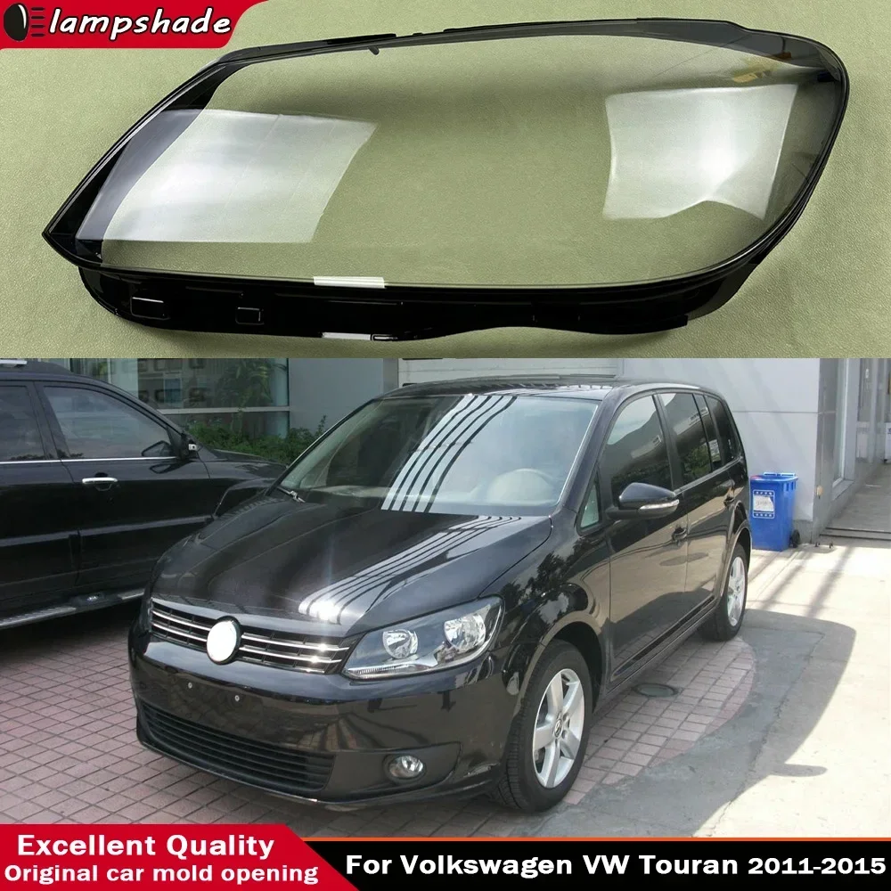 

Transparent Headlights Shell For Volkswagen VW Touran 2011-2015 Headlamp Cover Lamp Shade Plexiglass Replace Original