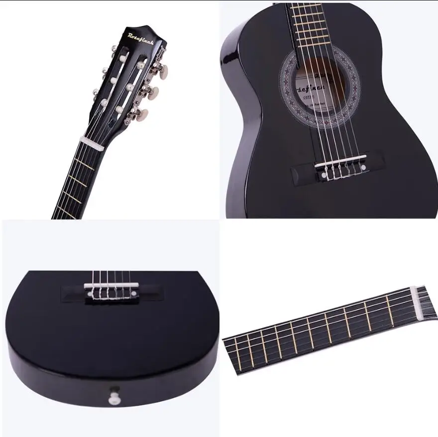 30 Inch Classical Guitar/ 21/23 Inch Ukulele For Beginner Children Mini Guitar for Home-schooling with Accessories RU Shipping