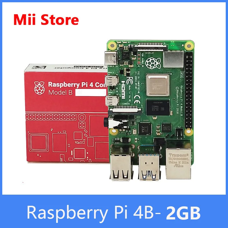 

Raspberry Pi 4 Model B 2/4/8GB RAM linux Development Board Cortex-A72 64-bit Quad core 1.5GHz SOC 2.4&5.0 GHz WiFi Bluetooth 5.0