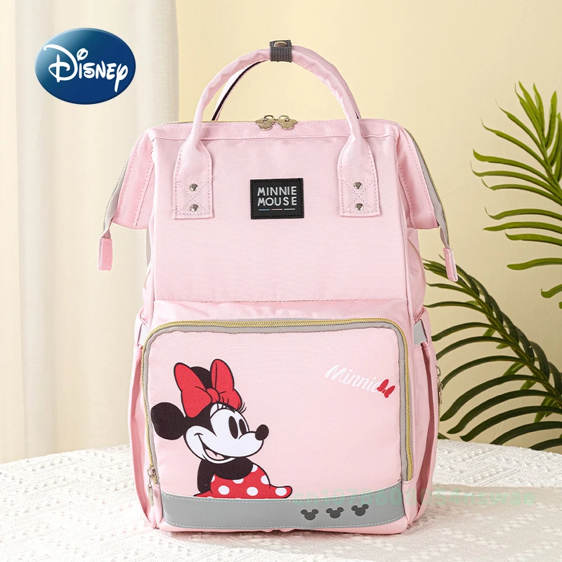 Disney Original Diaper Bag Backpack Cartoon Baby Diaper Bag Backpack Multifunctional Fashion Baby Bag Waterproof Large Capacity