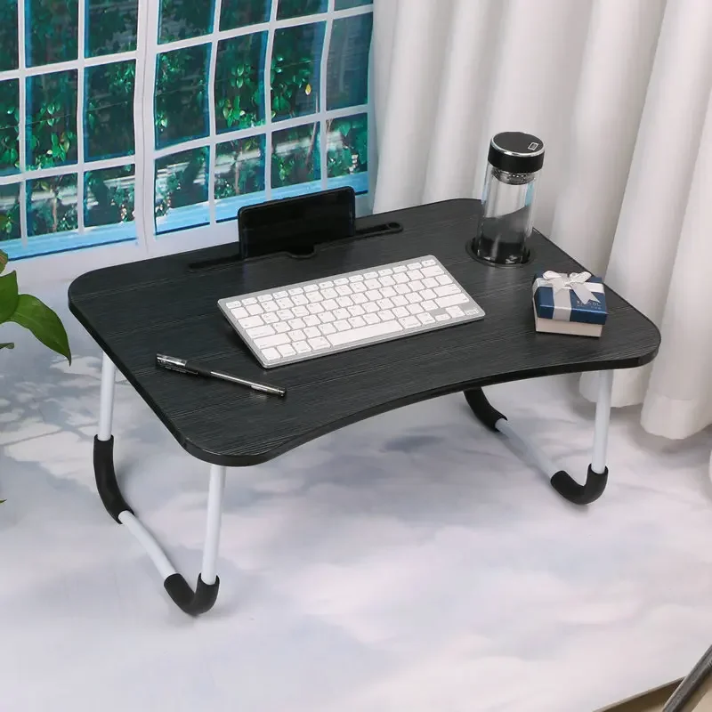 Foldable Portable Mini Computer Desk for Bedroom Dormitory Laptop Gaming Studying Reading on Bed Sofa Tray Small Lazy Table