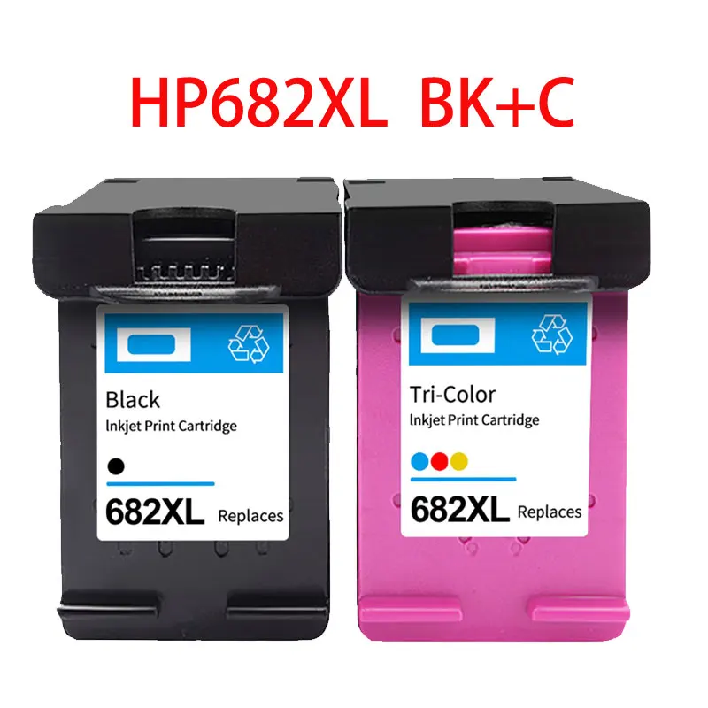 Reemplazo de cartucho de tinta Compatible para impresora HP682 HP682XL HP682XXL HP DeskJet Plus IA 4175 4178