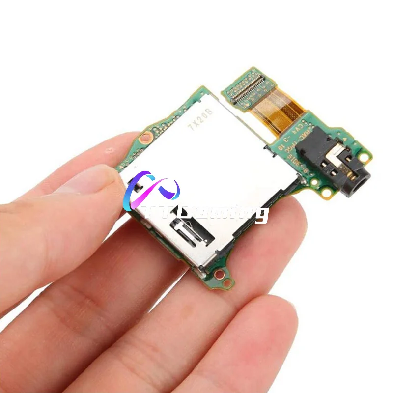 Nueva bandeja lectora de ranura para tarjeta de cartucho de juego con puerto de conector para auriculares HAC-TPGC de repuesto para Nintendo Switch V1 V2 piezas de reparación