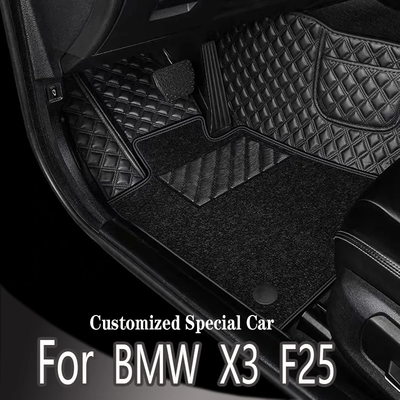 Car floor mats for BMW X3 F25 2011 2012 2013 2014 2015 2016 Custom auto foot Pads automobile carpet cover interior accessories