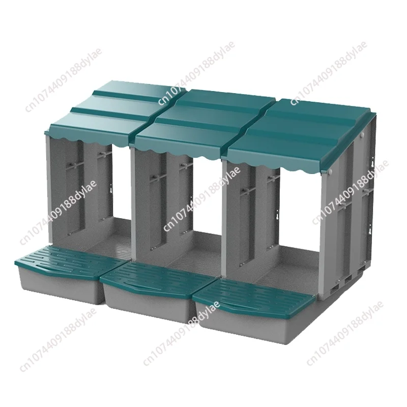 

Compartment Roll Out Nesting Box for Chickens | Heavy Duty Chicken Coop Nesting Box with Lid Cover to Protect Eggs