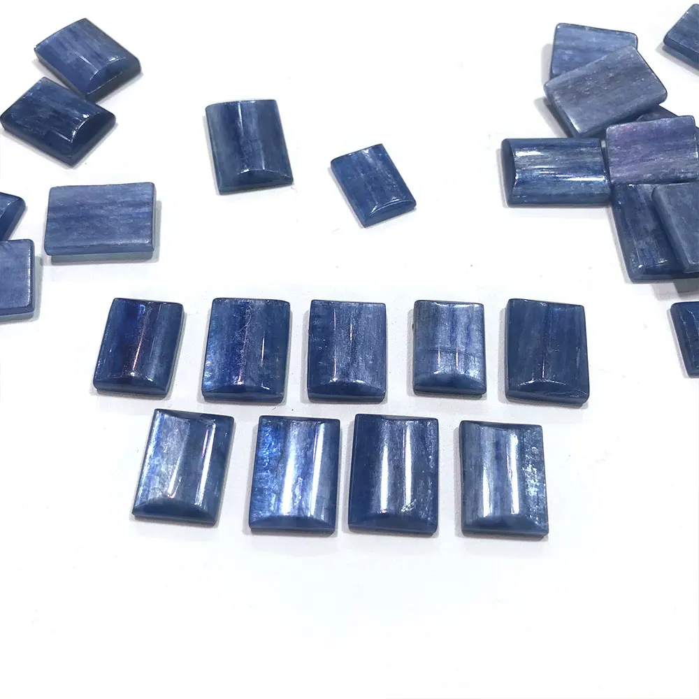 Natural Kyanite Crystals Rectangle for Pendant Quartz Crystal Healing Stone Gemstone Energy Reiki for Jewelry Making Home Decor