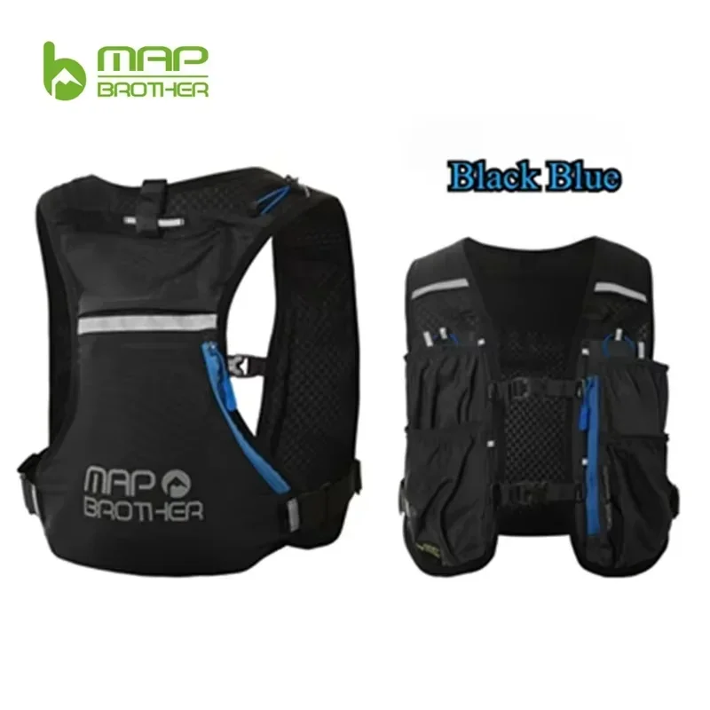 MAP BROTHER Breathable Hydration Vest Trail Running Backpacks Lightweight Cycling Run Jogging Marathon Riding Climbing Bag B109